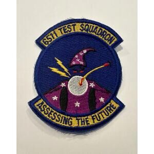 USAF 6511th TEST SQUADRON MILITARY PATCH Blue purple Yellow